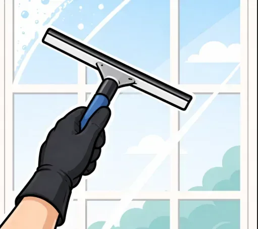 Residential window cleaning service by Clear Choice Services